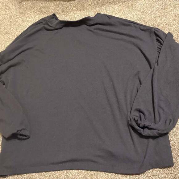 Madewell Crepe Drop-Shoulder Bubble Sleeve Tee - Picture 5 of 5